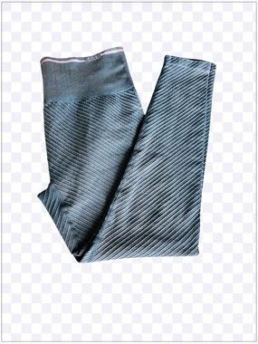 soulcycle Ribbed Slate Gray High-Rise Leggings
